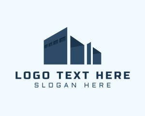 Facility - Logistics Warehouse Infrastructure logo design