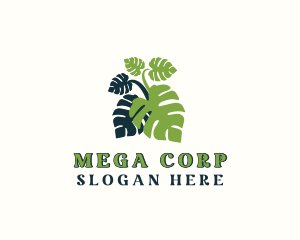 Giant Monstera Plant logo design