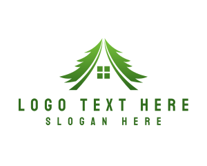 Shed - Tree House Realtor logo design