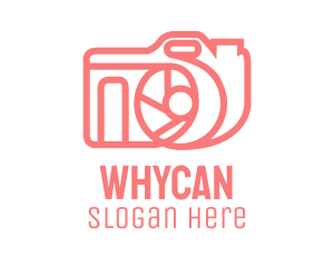 Pink Digicam Gadget  Logo