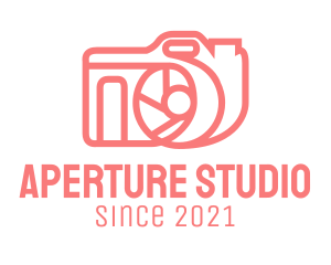 Aperture - Pink Digicam Gadget logo design