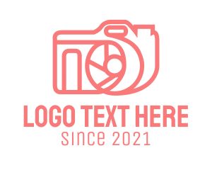 Photo Editor - Pink Digicam Gadget logo design