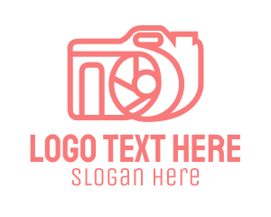 Pink Digicam Gadget  Logo