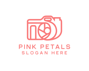 Pink Digicam Gadget  logo design