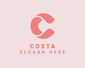 Modern Cosmetic Letter C logo design