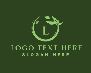 Vegan - Herbal Leaf Boutique logo design