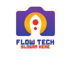 Violet Tech Camera logo design