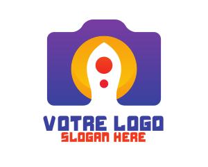 Electronics Boutique - Violet Tech Camera logo design