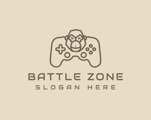 Pubg - Monoline Gaming Gorilla logo design