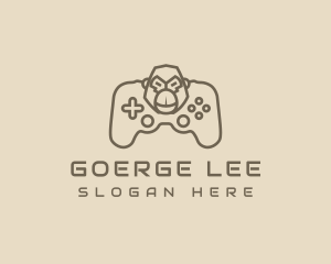 Game - Monoline Gaming Gorilla logo design