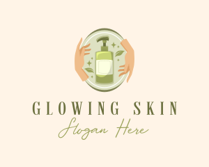 Skincare Hand Lotion logo design