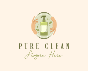 Skincare Hand Lotion logo design