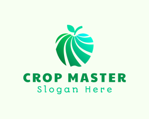 Harvester - Gradient Green Apple logo design