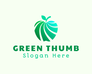Grower - Gradient Green Apple logo design