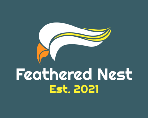 Feathers - Parrot Bird Feathers logo design