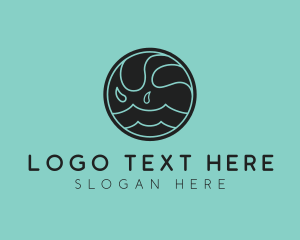 Seashore - Tidal Wave Surfing logo design