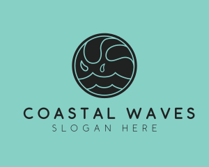 Tidal Wave Surfing logo design