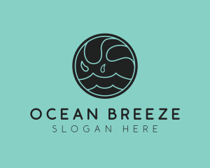 Seashore - Tidal Wave Surfing logo design