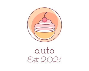 Dessert - Cherry Cupcake Bakery logo design