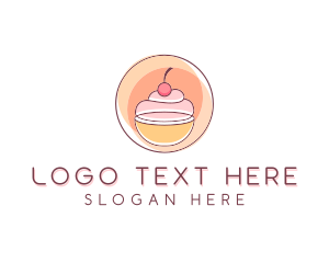 Icing - Cherry Cupcake Bakery logo design