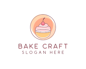 Cherry Cupcake Bakery  logo design