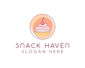 Cherry Cupcake Bakery  logo design