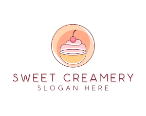 Cherry Cupcake Bakery  logo design