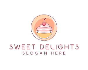 Cherry Cupcake Bakery  logo design