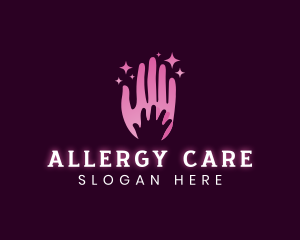 Parent Caring Hand logo design