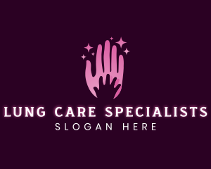 Parent Caring Hand logo design