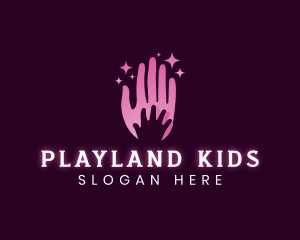 Parent Caring Hand logo design