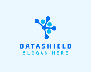 Cyber Network Data logo design