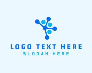 High Tech - Cyber Network Data logo design