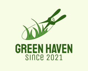 Green Grass Cutter  logo design