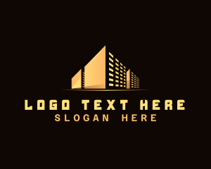 Lux - Building Office Property logo design