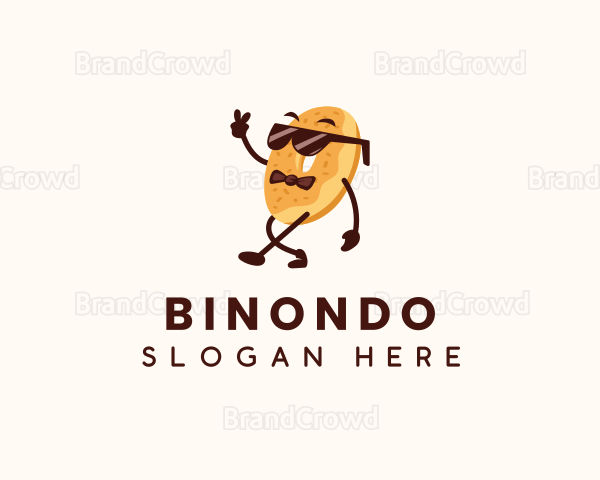 Bagel Donut Snack Logo