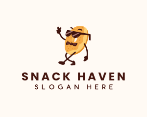 Bagel Donut Snack logo design