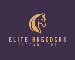 Horse Equine Stable logo design