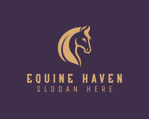 Horse Equine Stable logo design