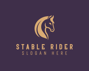 Horse Equine Stable logo design