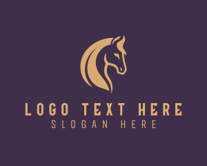Stallion - Horse Equine Stable logo design