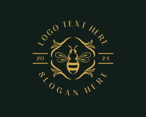 Apiary - Nature Bee Insect logo design