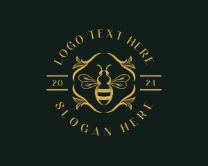 Apothecary - Nature Bee Insect logo design