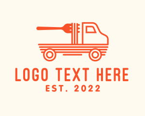 Food Cart - Pasta Food Truck logo design