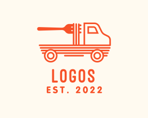 Culinary - Pasta Food Truck logo design