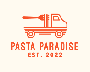 Pasta Food Truck  logo design