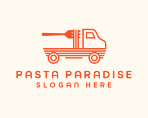 Pasta Food Truck  logo design