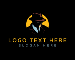 Hat - Detective Spy Inspector logo design