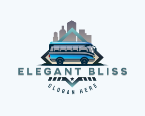 Road Trip - City Travel Bus logo design