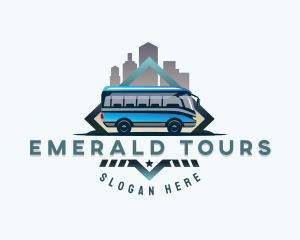 City Travel Bus logo design